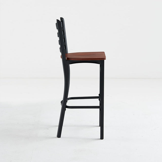 Restaurant Bar Stool (B-59) - Wood
