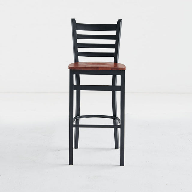 Restaurant Bar Stool (B-59) - Wood