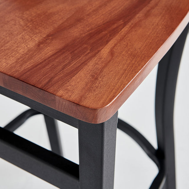 Restaurant Bar Stool (B-59) - Wood