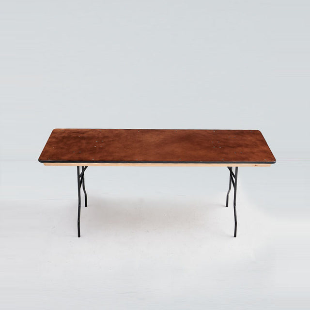 Rectangular Folding Banquet Table (BTW-3072) - Heavy Duty Russian Birchwood