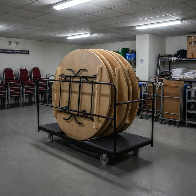 Round Banquet Folding Table Dolly (DBT-Round)