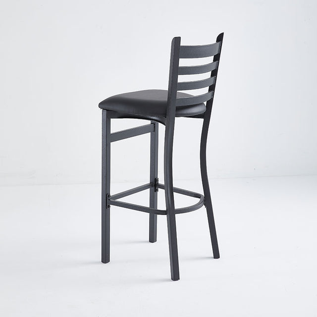 Restaurant Bar Stool (B-59) - Black Vinyl