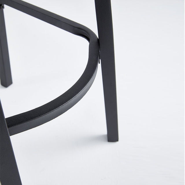 Restaurant Bar Stool (B-59) - Black Vinyl