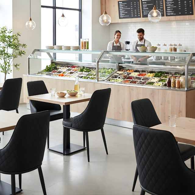 Restaurant Chair (C-62) - Black