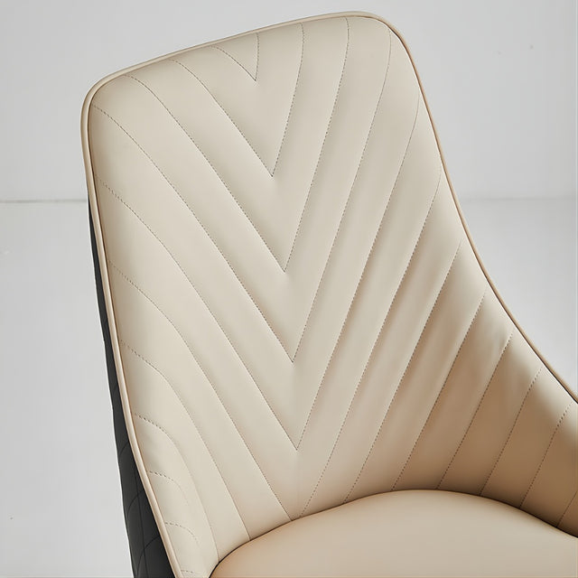 Restaurant Chair (C-62) - Gray & Beige