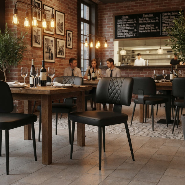 Restaurant Chair (C-63) - Black