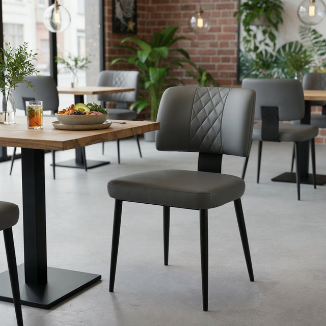 Restaurant Chair (C-63) - Gray