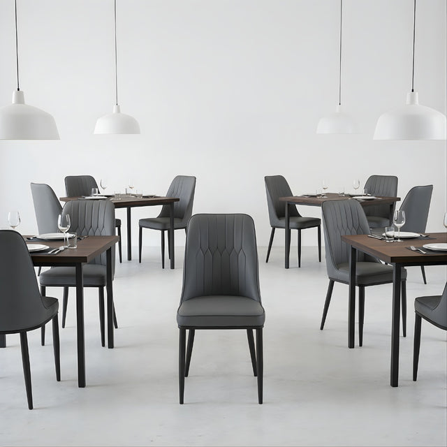 Restaurant Chair (C-64) - Gray