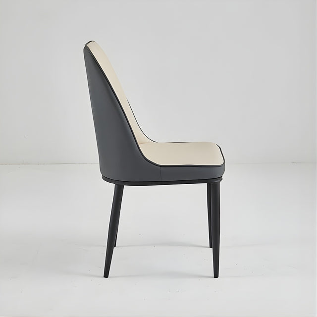 Restaurant Chair (C-64) - Gray & Beige