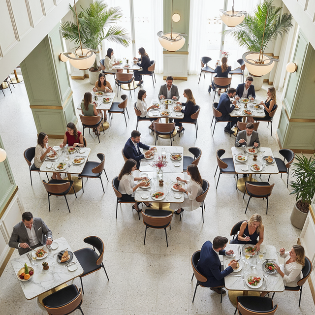 Restaurant Chair (C-65) - Black