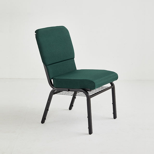 Church Chair (CC-53) - Green Fabric