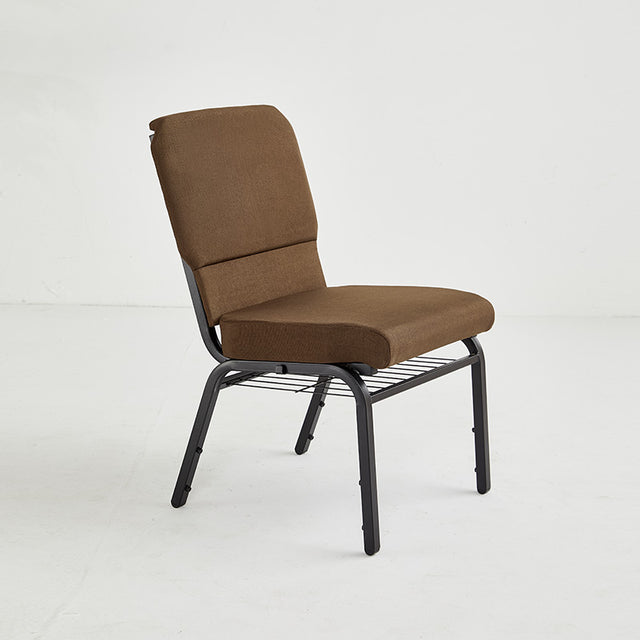 Church Chair (CC-53) - Brown Fabric
