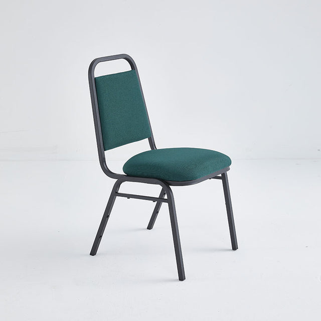 Stacking Chair (CE-10) - Green Fabric