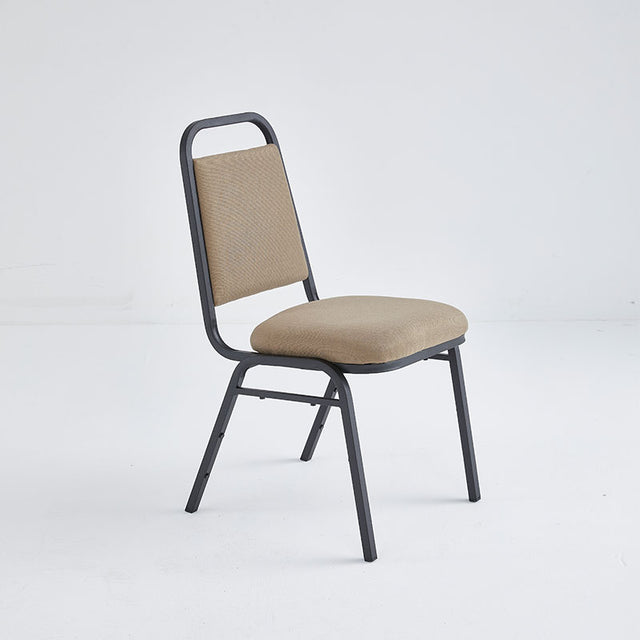 Stacking Chair (CE-10) - Khaki Fabric
