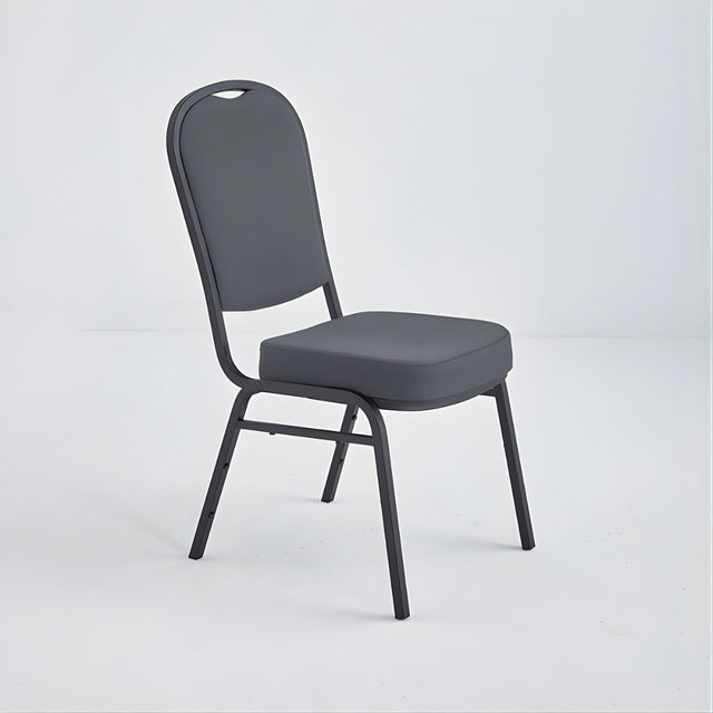 Banquet Stacking Chair (CS-30) - Gray Vinyl