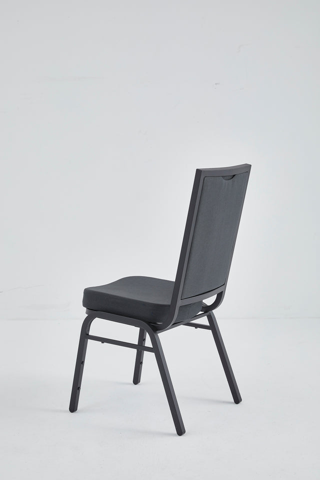 Banquet Stacking Chair (CS-35) - Gray Fabric