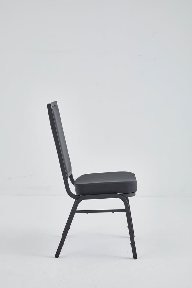 Banquet Stacking Chair (CS-35) - Gray Fabric