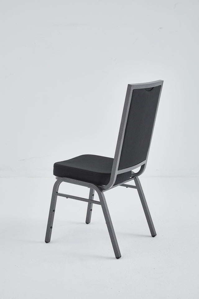 Banquet Stacking Chair (CS-35) - Black Fabric