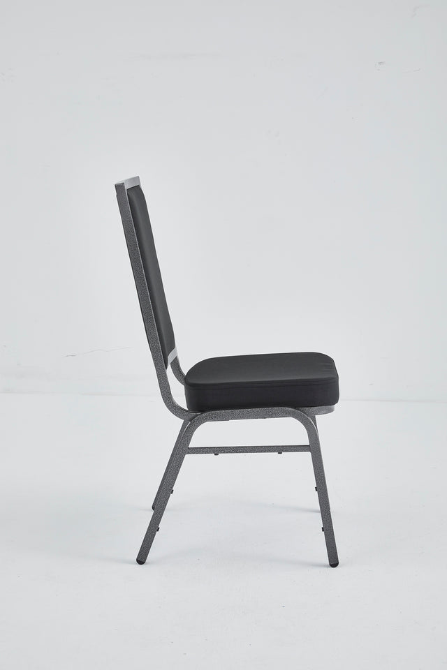 Banquet Stacking Chair (CS-35) - Black Fabric