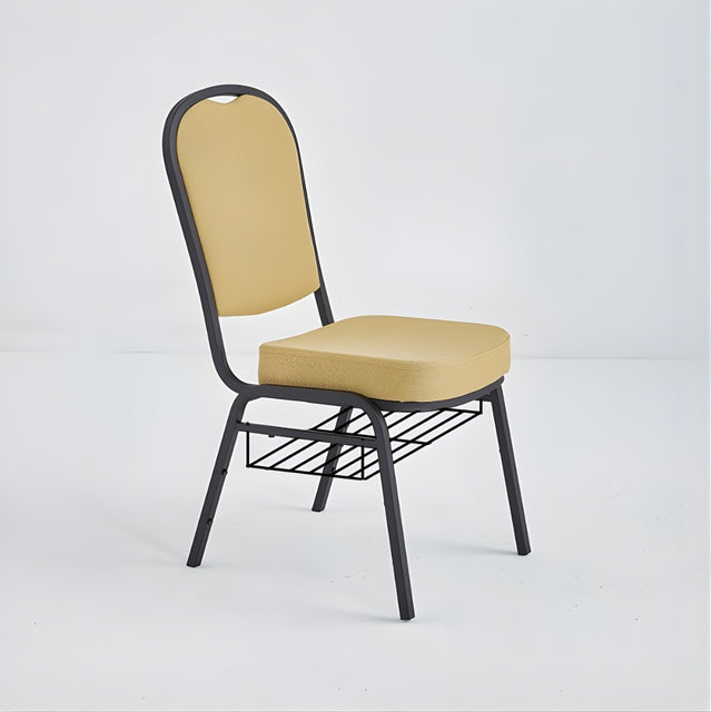 Stacking Church Chair (CSCC-30) - Gold Fabric