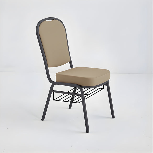 Stacking Church Chair (CSCC-30) - Khakhi Fabric