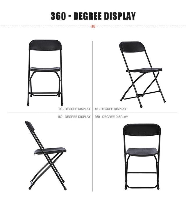 Black Folding chair - Direct Chairs - 4 view