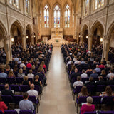 Church Chair (CC-53) - Purple Fabric