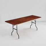 Rectangular Folding Banquet Table (BTW-3072) - Heavy Duty Russian Birchwood