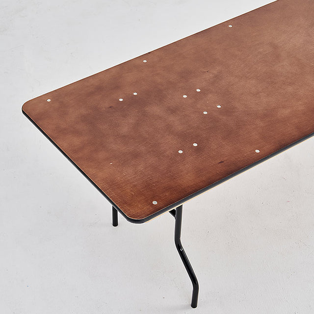 Folding Banquet Rectangle Table 30″ x 72″ (BTW-3072) - Wood