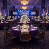 Round Folding Banquet Table (BTR-60) - Heavy Duty Plastic - White