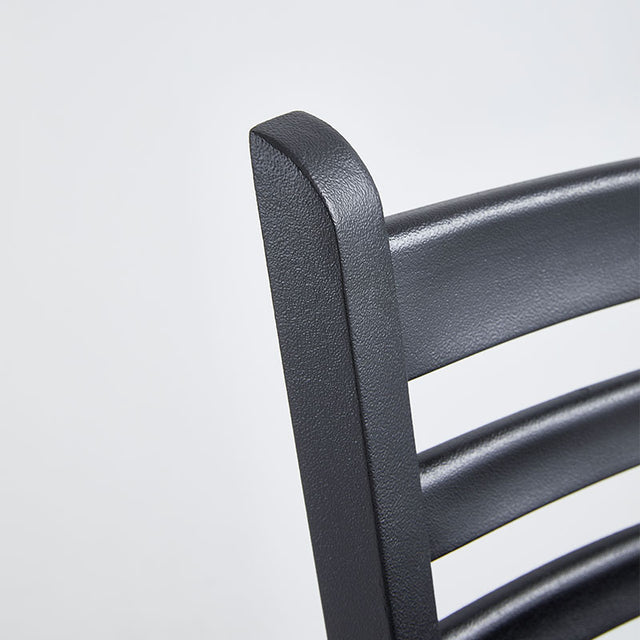 Restaurant Bar Stool (B-59) - Black Vinyl