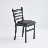 Restaurant Chair (C-59) - Black Vinyl