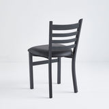 Restaurant Chair (C-59) - Black Vinyl