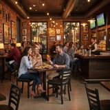 Restaurant Chair (C-59) - Black Vinyl