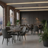 Restaurant Chair (C-62) - Gray