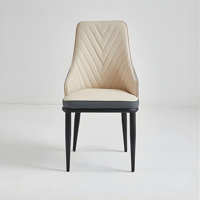 Restaurant Chair (C-62) - Gray & Beige