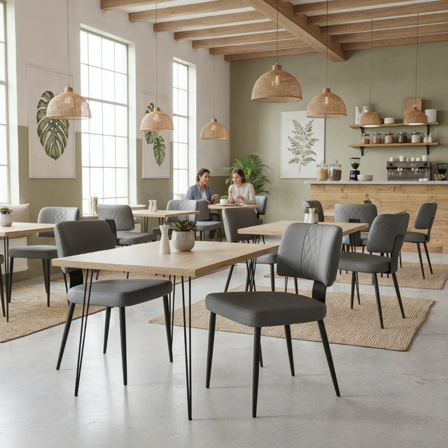 Restaurant Chair (C-63) - Gray