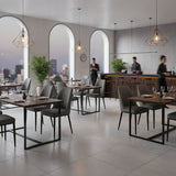 Restaurant Chair (C-64) - Gray