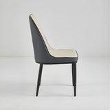 Restaurant Chair (C-64) - Gray & Beige
