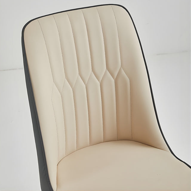 Restaurant Chair (C-64) - Gray & Beige