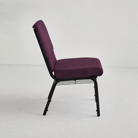 Church Chair (CC-53) - Plum Fabric