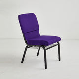 Church Chair (CC-53) - Purple Fabric