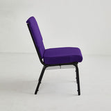 Church Chair (CC-53) - Purple Fabric