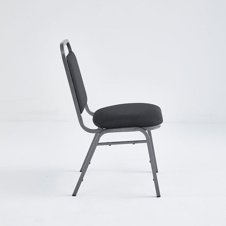 Stacking Chair (CE-10) - Black Fabric