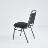 Stacking Chair (CE-10) - Black Fabric