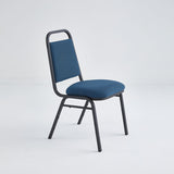Stacking Chair (CE-10) - Blue Fabric