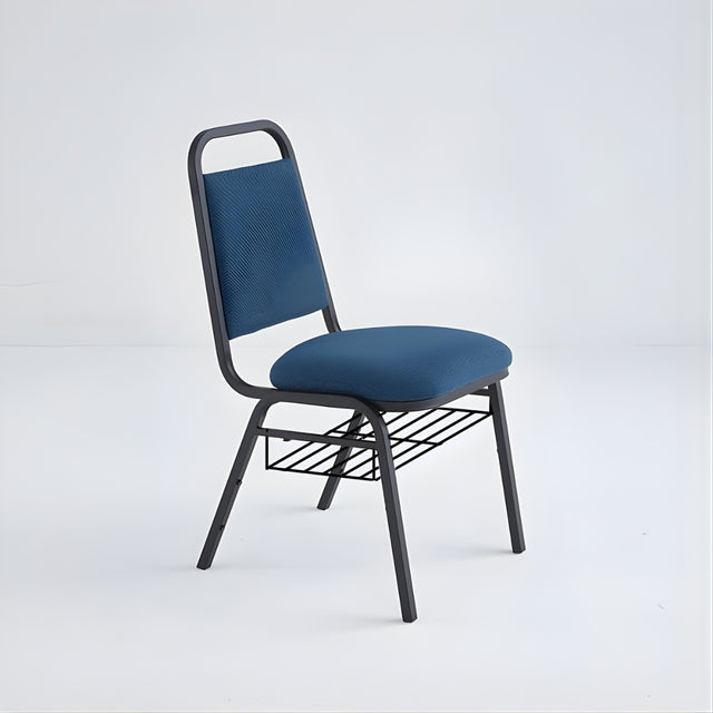 Stacking Church Chair (CECC-10) - Blue Fabric