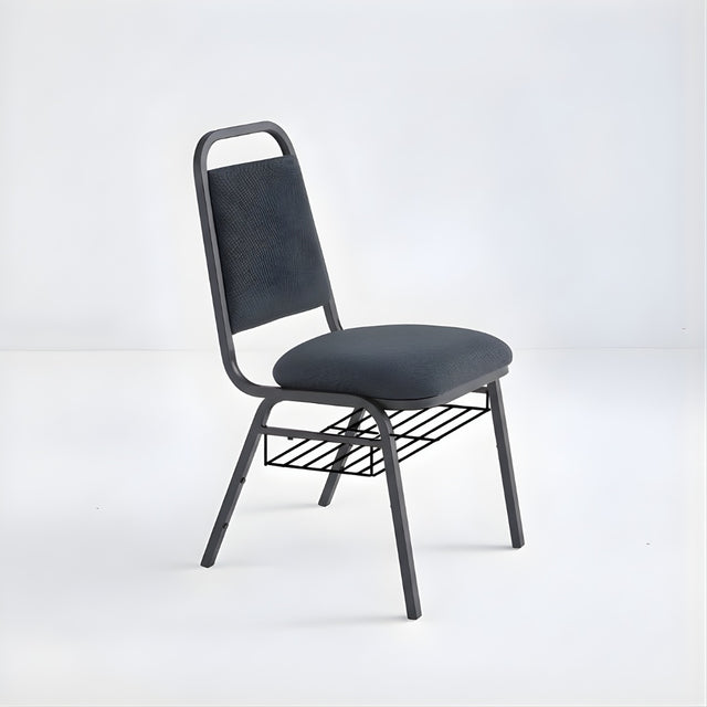 Stacking Church Chair (CECC-10) - Gray Fabric