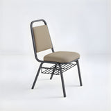Stacking Church Chair (CECC-10) - Khakhi Fabric