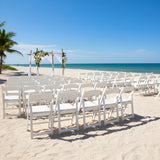 Folding Ceremony Chair (CFD-37) - White